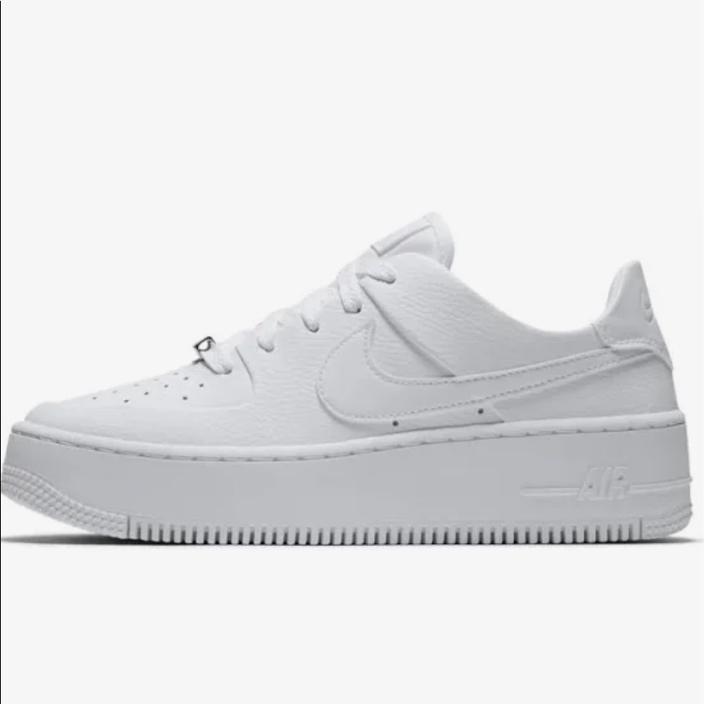 Nike Air Force 1 Sage Low Platform Sneakers Women White